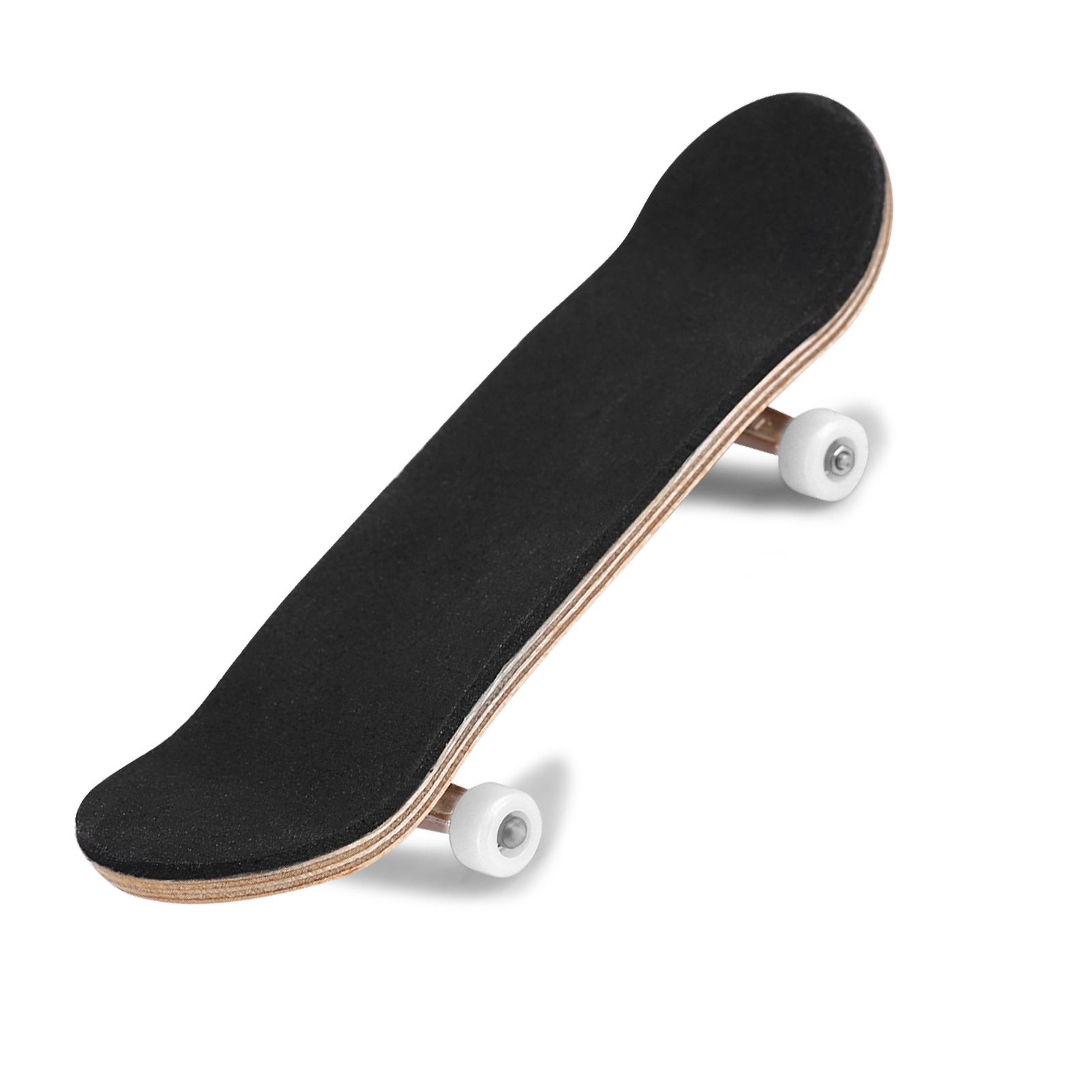1Pc Maple Wooden Alloy Fingerboard Finger Skateboards With Box Reduce Pressure Gifts White — image 2
