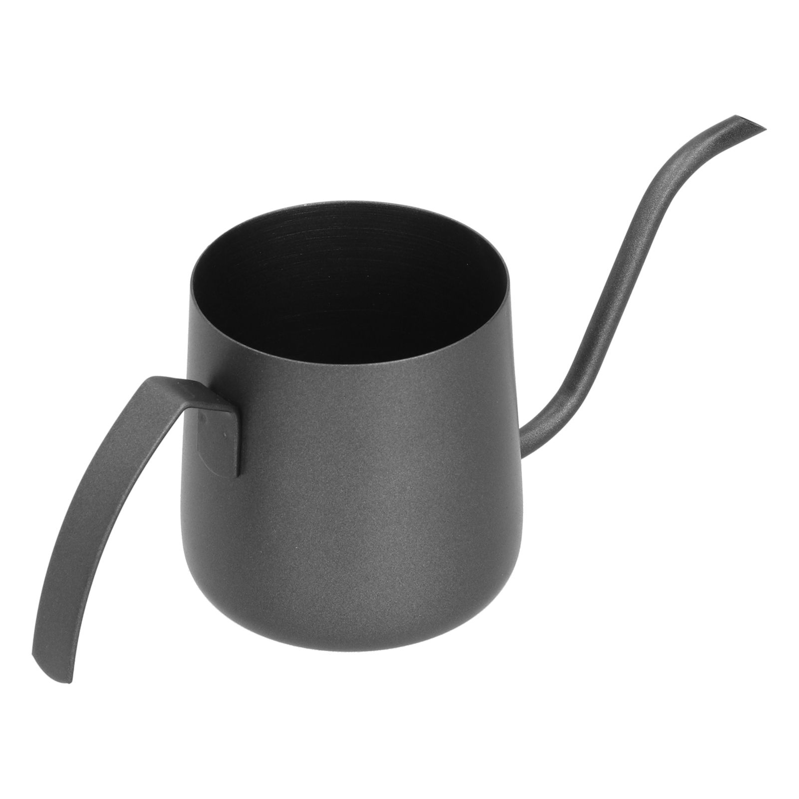 304 Stainless Steel PTFE Gooseneck Kettle with Inner Scale Pour Over Coffee Pot for Home250ml Black โ image 5