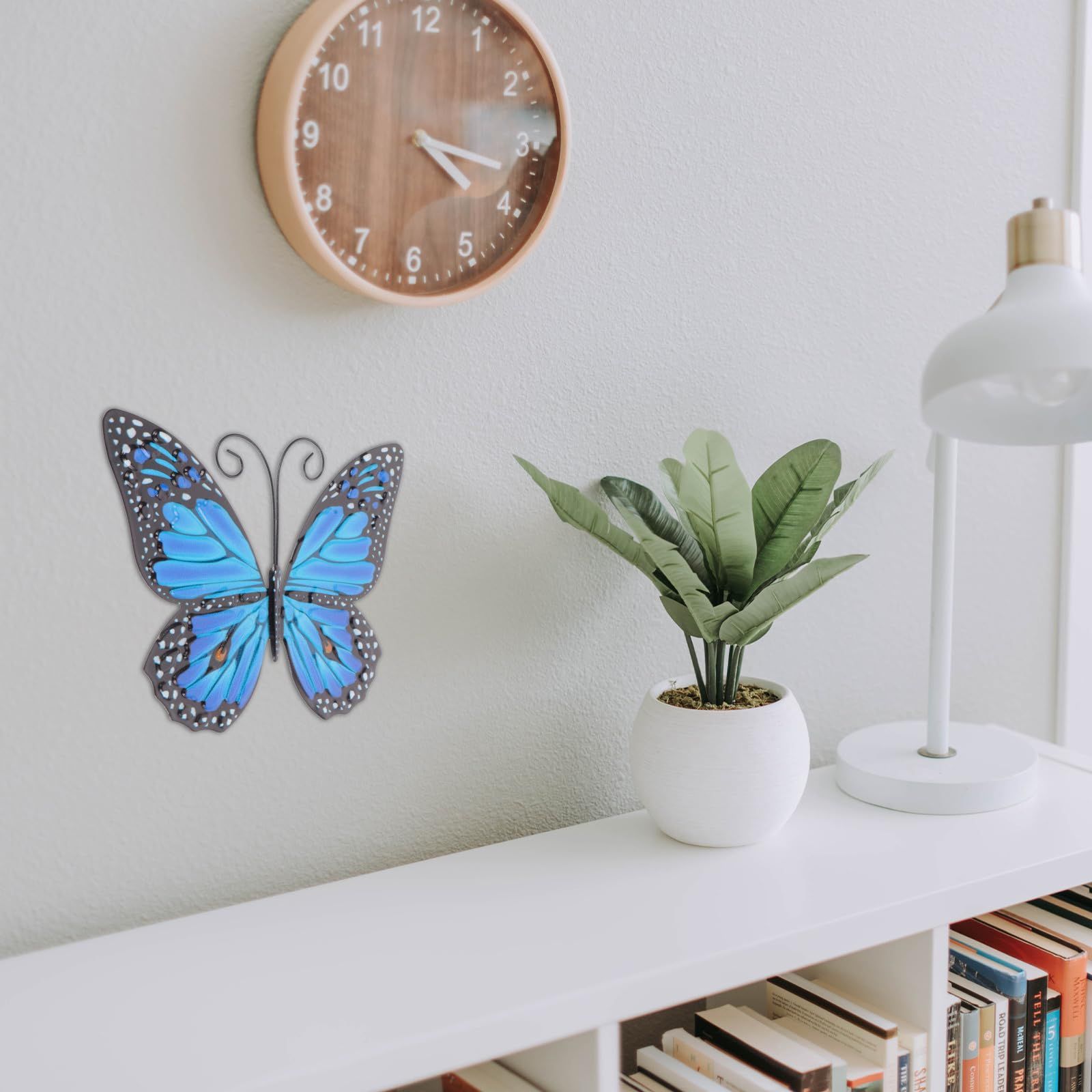 Metal Butterfly Wall Art Inspirational Wall Decor Sculpture Hanging Butterflies Wall Sculpture Hanging Decor for Indoor โ image 3