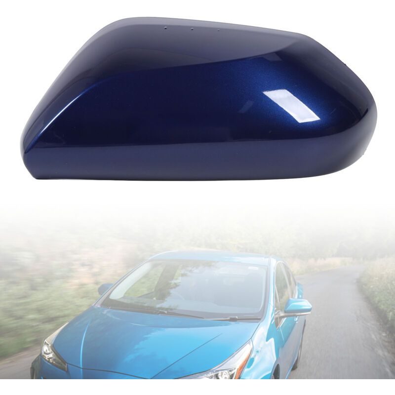 Exterior Mirror Cover Made of High-Strength Material for Rearview Mirror Decoration, Blue, Left, 87945-47060 — image 2