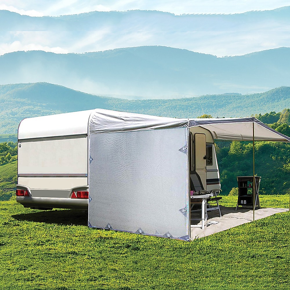 Pop Top Caravan Privacy Screen Sun Shade Side Extension 2.1 x 1.8m โ image 2