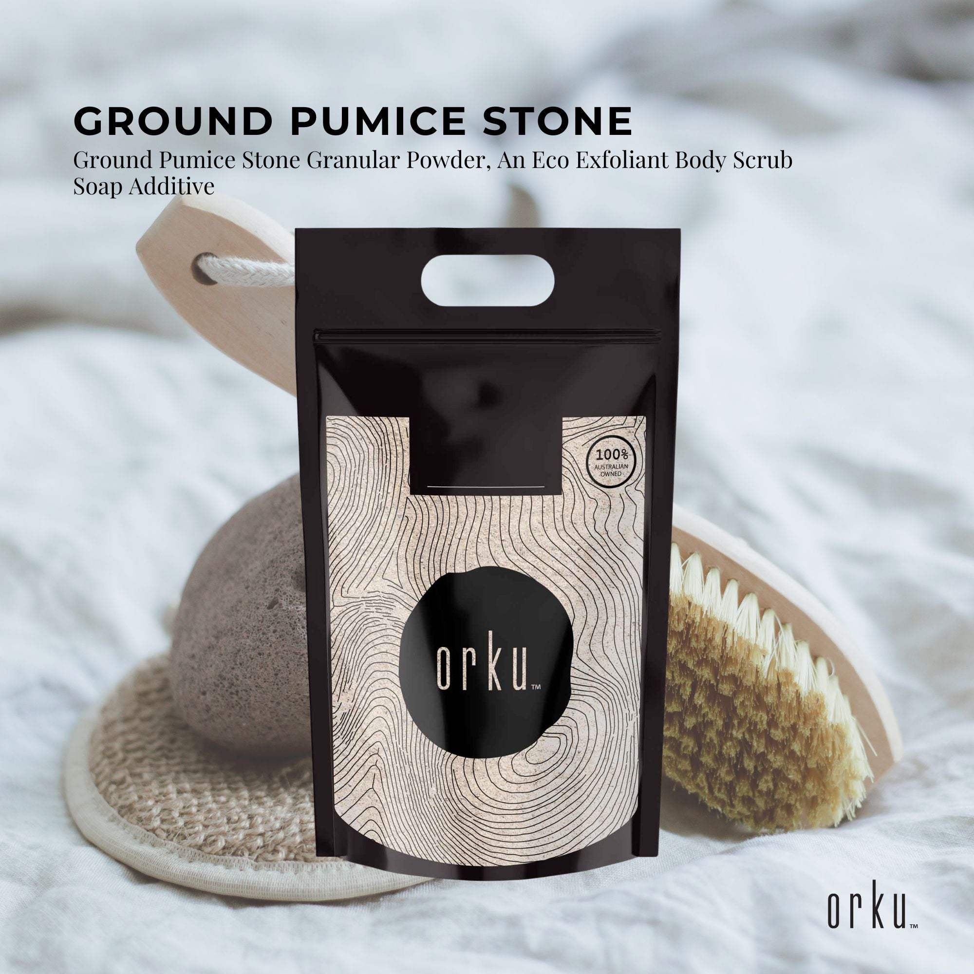 5Kg Ground Pumice Stone Granular Powder Eco Exfoliant Body Scrub Soap Additive β image 3