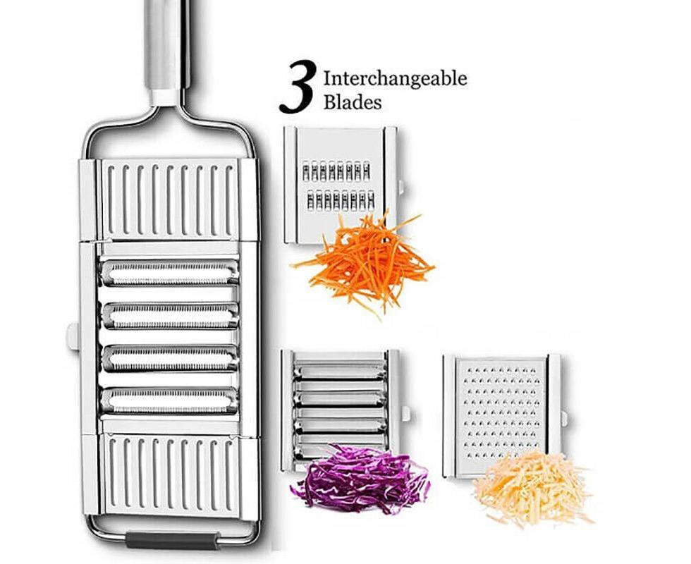 Multi-Purpose Vegetable Slicer Peeler Stainless Steel Grater Shredder Cutter — image 5