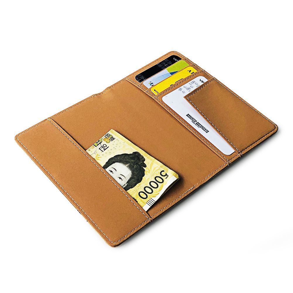 World Map 3D Passport Holder Cover Case PU -Leather Credit Cards Protection Covers for Travel（4 pcs）