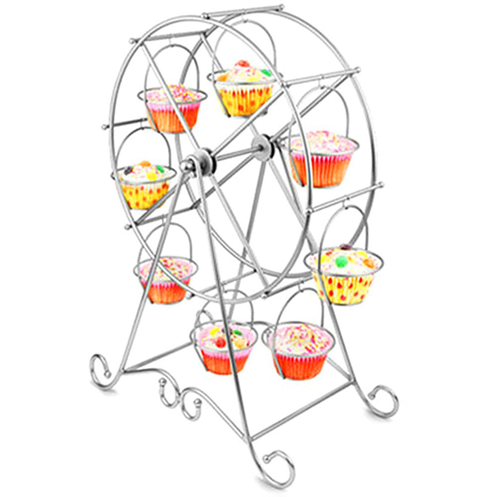 Charmed Ferris Wheel Cupcake Stand 8 Cupcakes Display Stand for Carnival and Circus Theme Party โ image 4