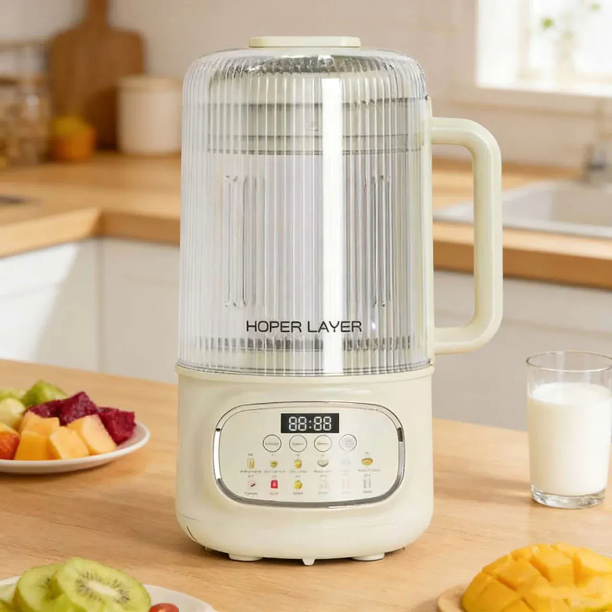 Hoper Layer 8in1 Quite Cooking Blender with Silent Shield 24H Preset Self-Cleaning AU Model — image 5