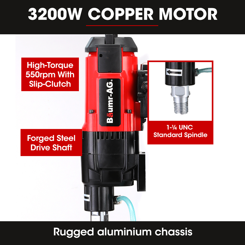 BAUMR-AG 3200W 300mm Wet/Dry Core Drill — image 5