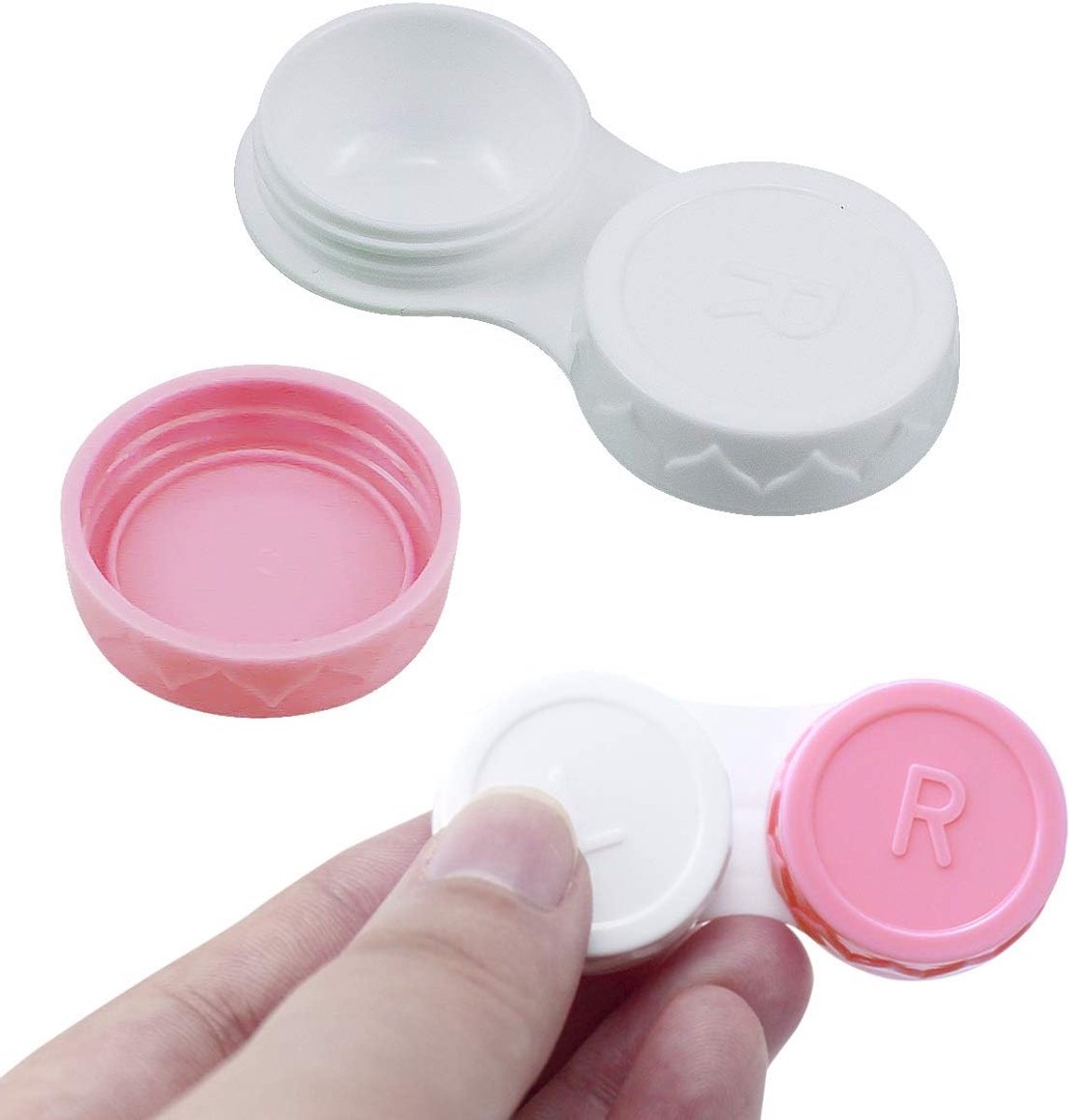 20 Pieces Colorful Contact Lens Holder - Contact Lens Cases - Lens Tray - Portable Contact Lens Holder - Contact Lens Case - Lens Holders - Travel Contact Lens — image 4