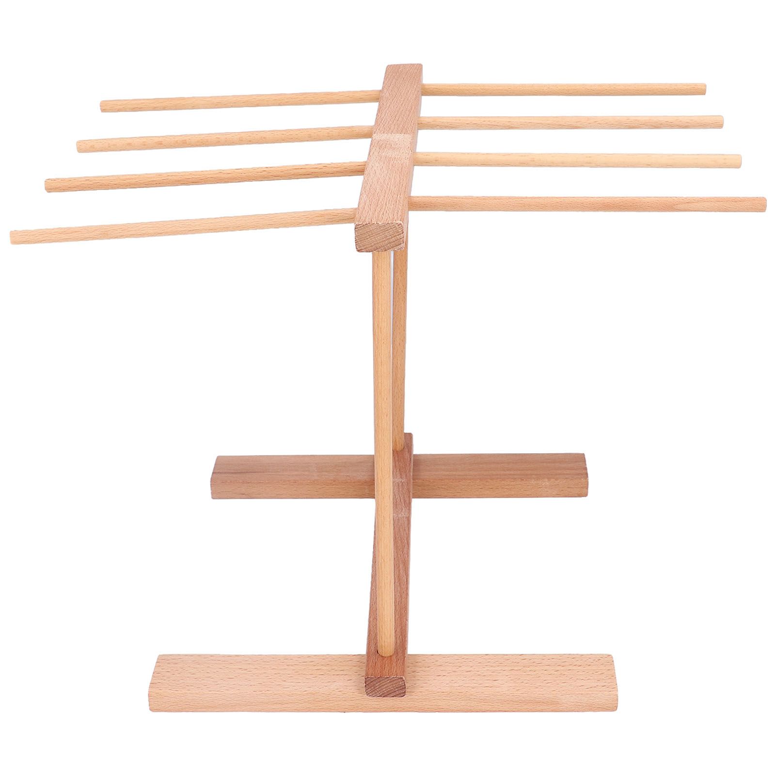 Wooden Noodle Drying Rack 15.4 X 8.7 X 11.8in Foldable Prevent Slipping Pasta Drying Rack for Home โ image 5