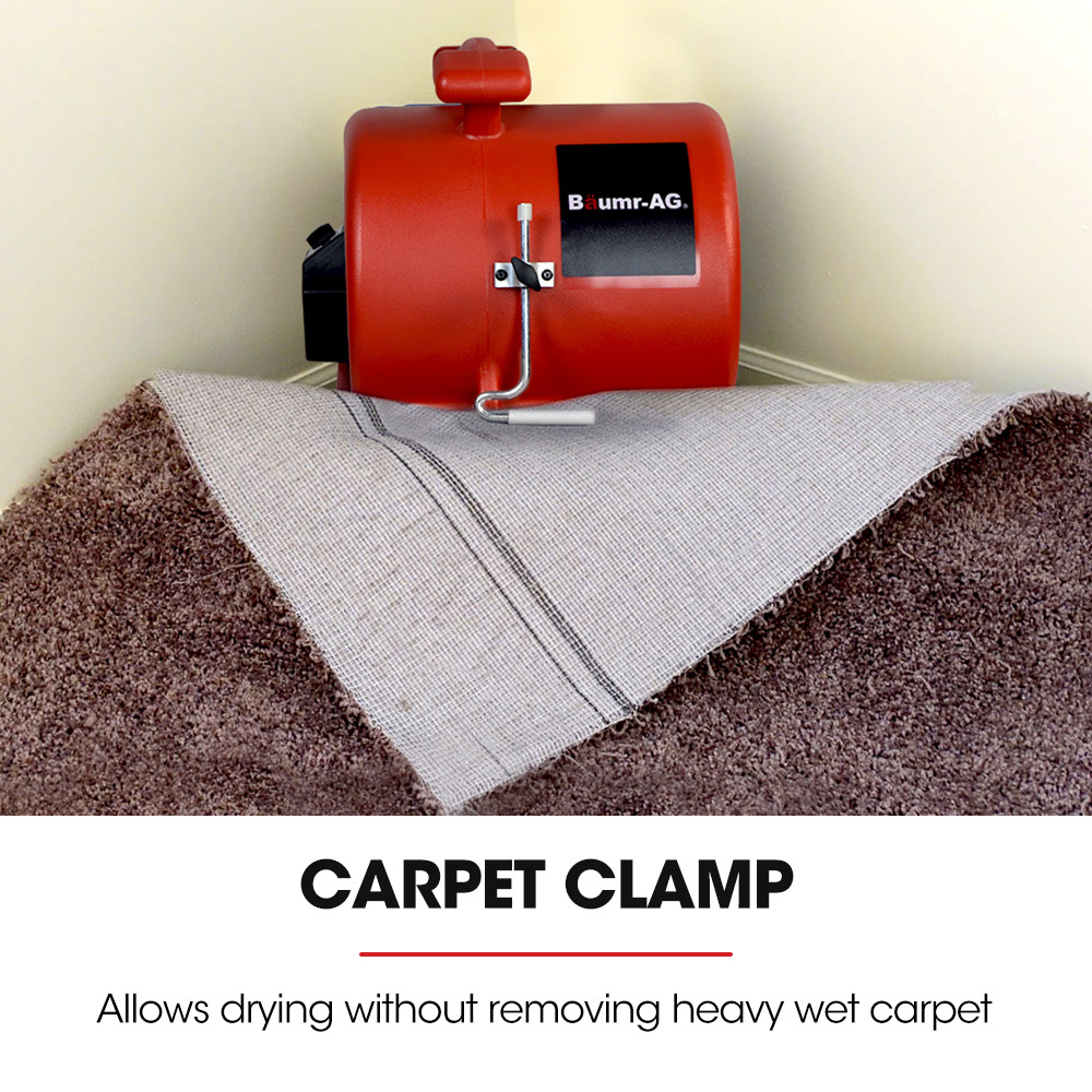 Baumr-AG 3-Speed Carpet Dryer Air Mover Blower Fan, 1300CFM, Sealed Copper Motor, Poly Housing โ image 4