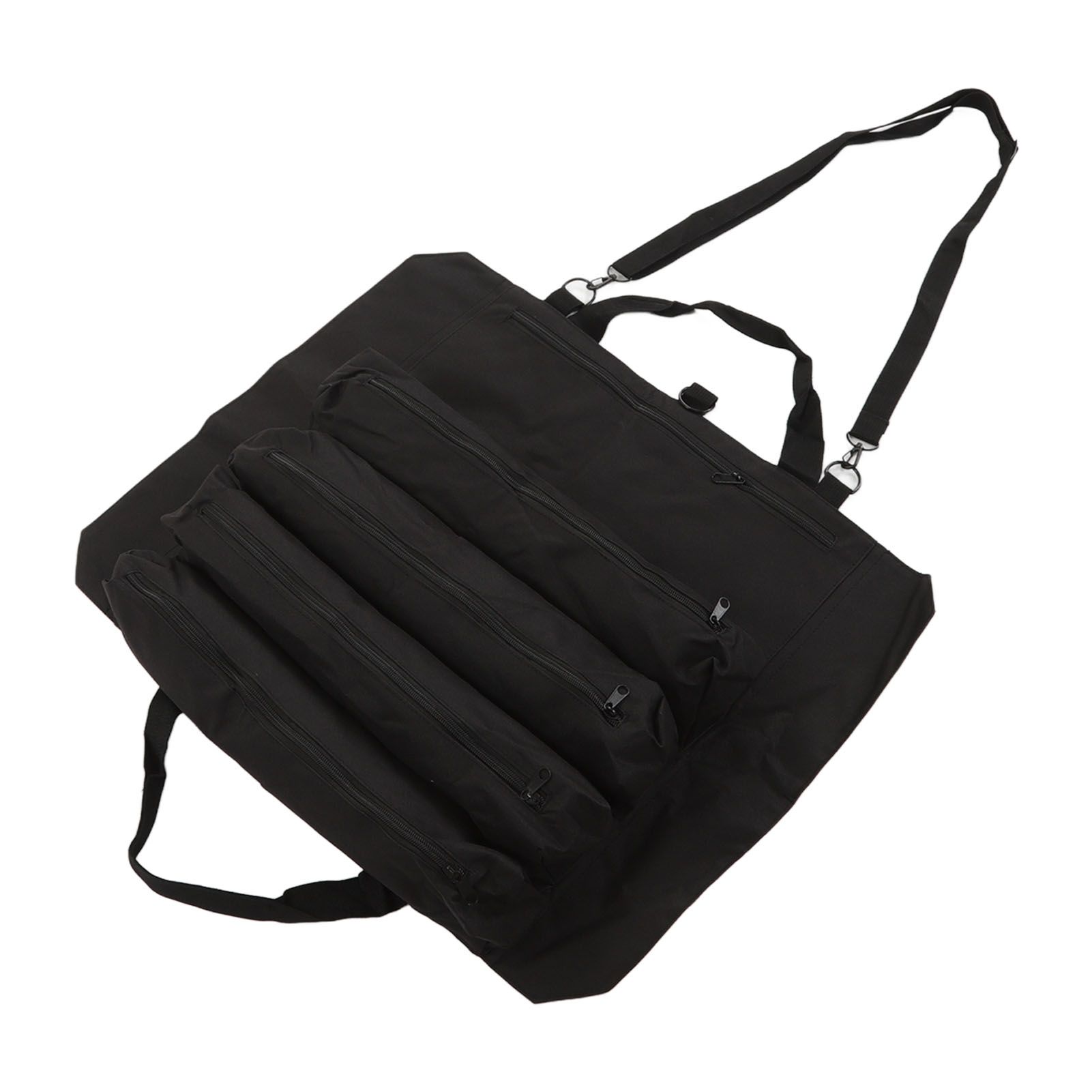 Roll Up Tool Bag Multi Purpose Tool Pouch Portable Multi Pocket Hanging Foldable Wrench Storage Carrier Black — image 2