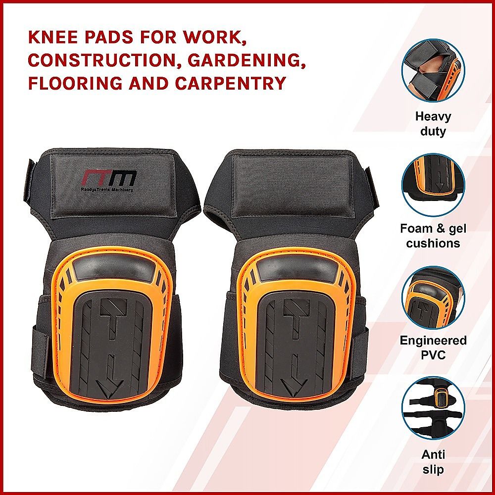 Knee Pads for Work, Construction, Gardening, Flooring and Carpentry — image 3