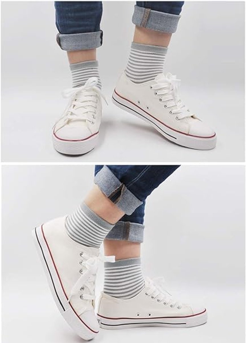 Women's split finger socks - 5 pairs - sports socks - Five Toe Socks - cotton finger socks - Toe socks - women's casual sports socks - Antibacterial — image 4