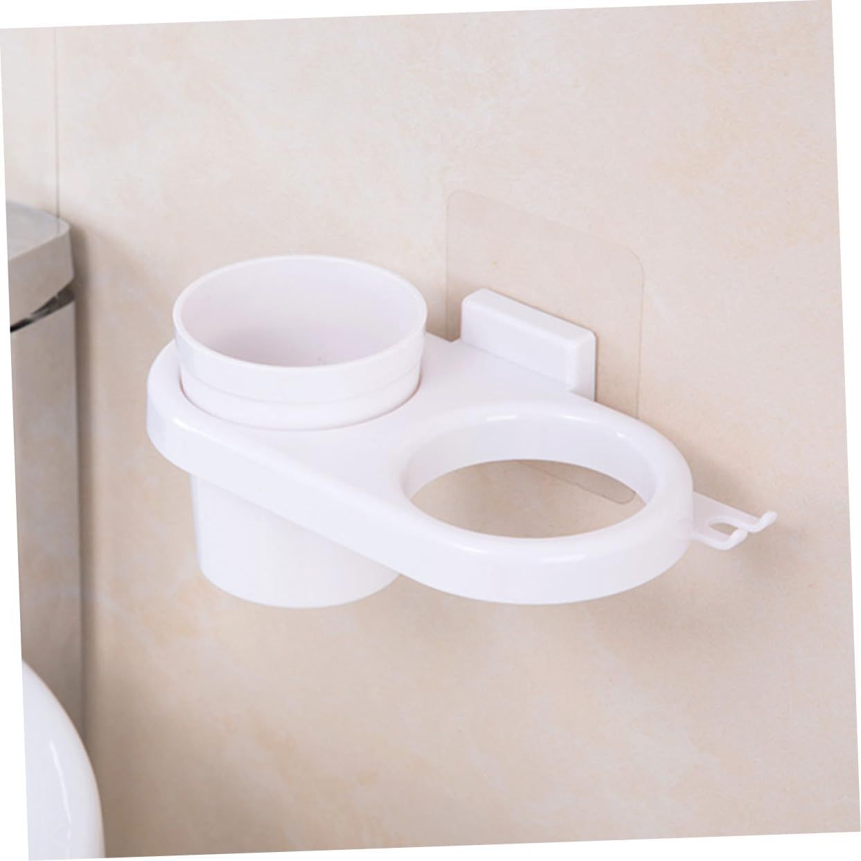 1PC shelf bracket hairdryer holder wall hanging hairdryer storage rack no trace No punching Hair Dryer holder hairdryer โ image 5
