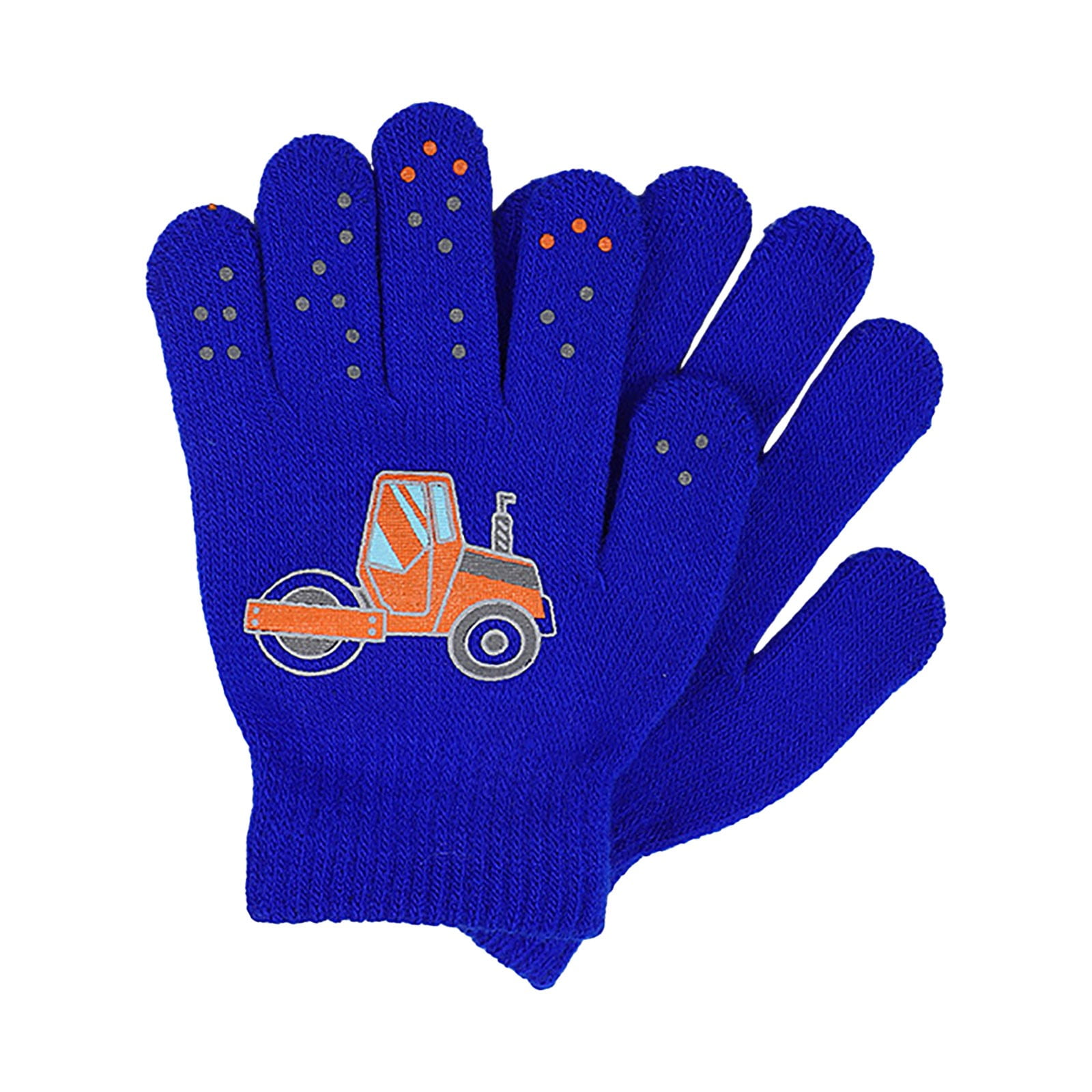 Gloves For Kids Toddler Skis Kids Gloves Winter Gloves Thick Gloves Stretchy Warm Gloves Boys Girls 6-24 Months 5-12 years AHA4 kids snow gloves Blue โ image 4
