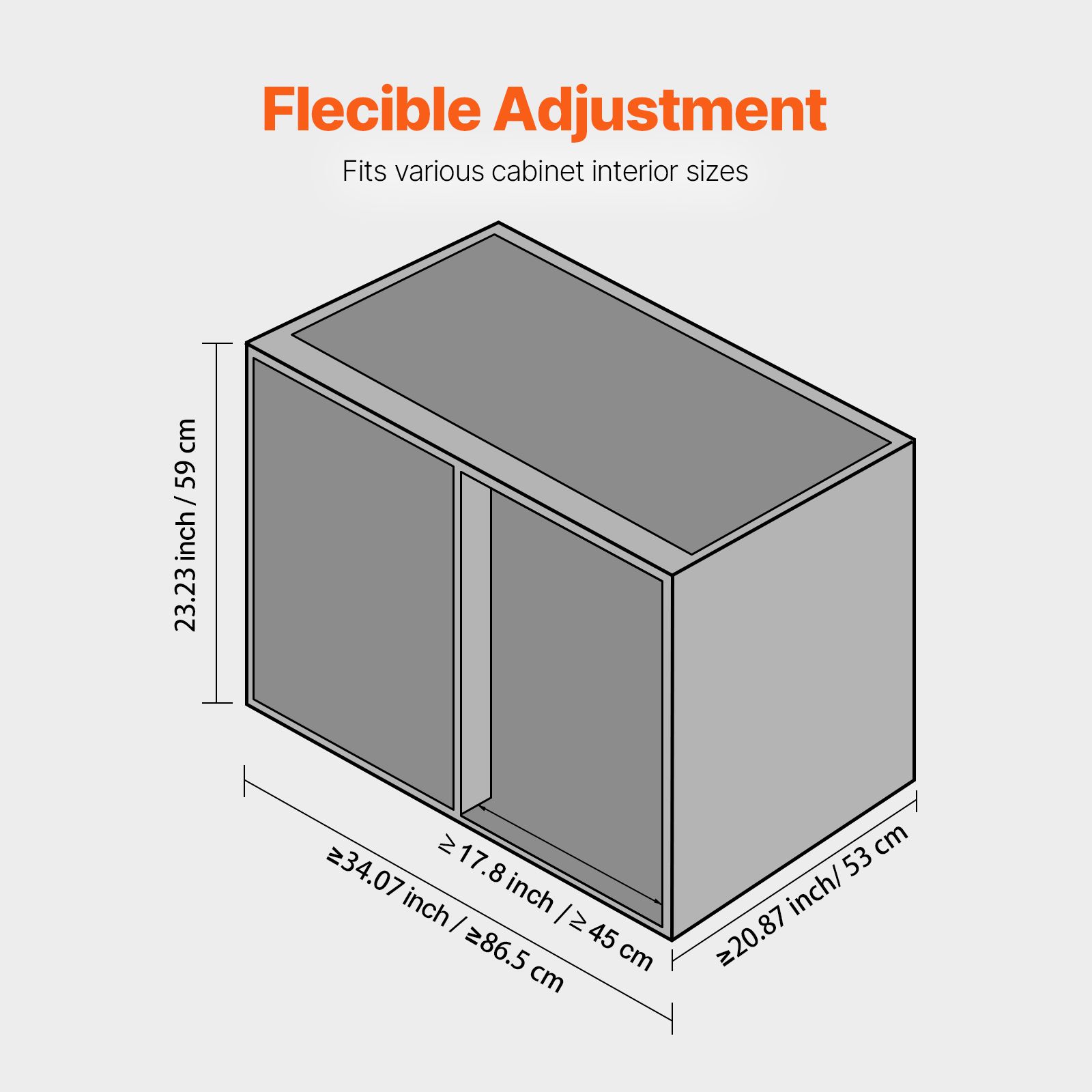 Swing Left Blind Corner Cabinet, Pull Out Organizer for 36 inch Width Blind Cabinet, 2 Tier Height Adjustable Swing Tray, Soft Close Kitchen Cloud Blind — image 6