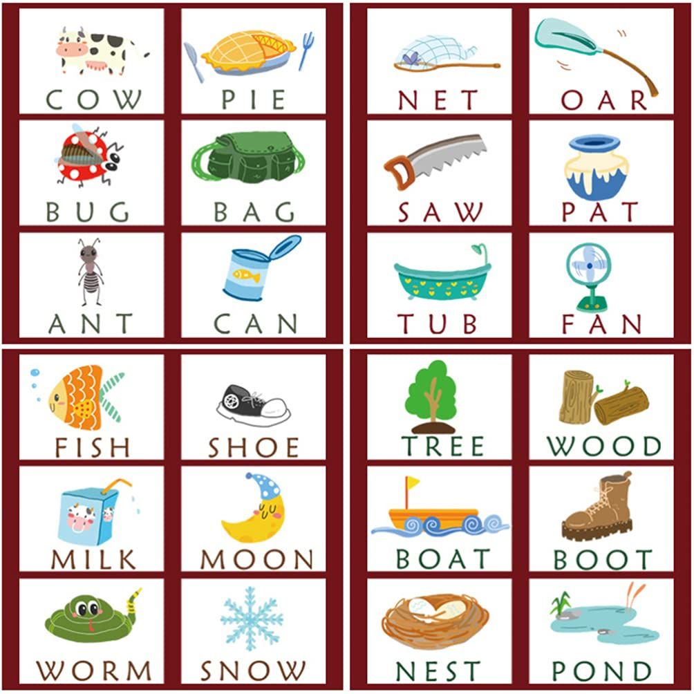 English Words Puzzle Educational Toy Kid Puzzle Toy Alphabet Jigsaw Puzzle Sorter English Cardboard Puzzle Alphabet Block — image 3