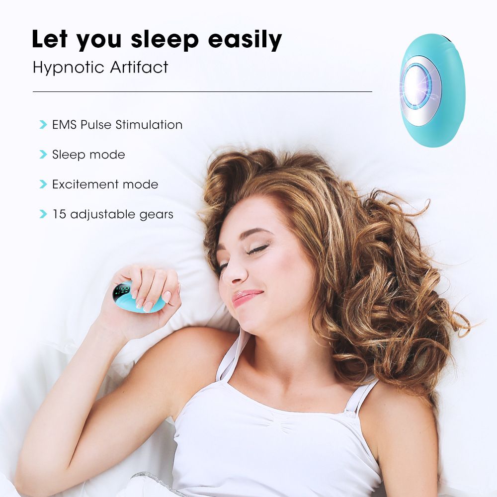 Green Portable EMS Pulse Sleep Aid Device - 15 Adjustable Levels, Dual Mode Handheld Relaxation Tool for Stress Relief and Better Sleep Quality โ image 4