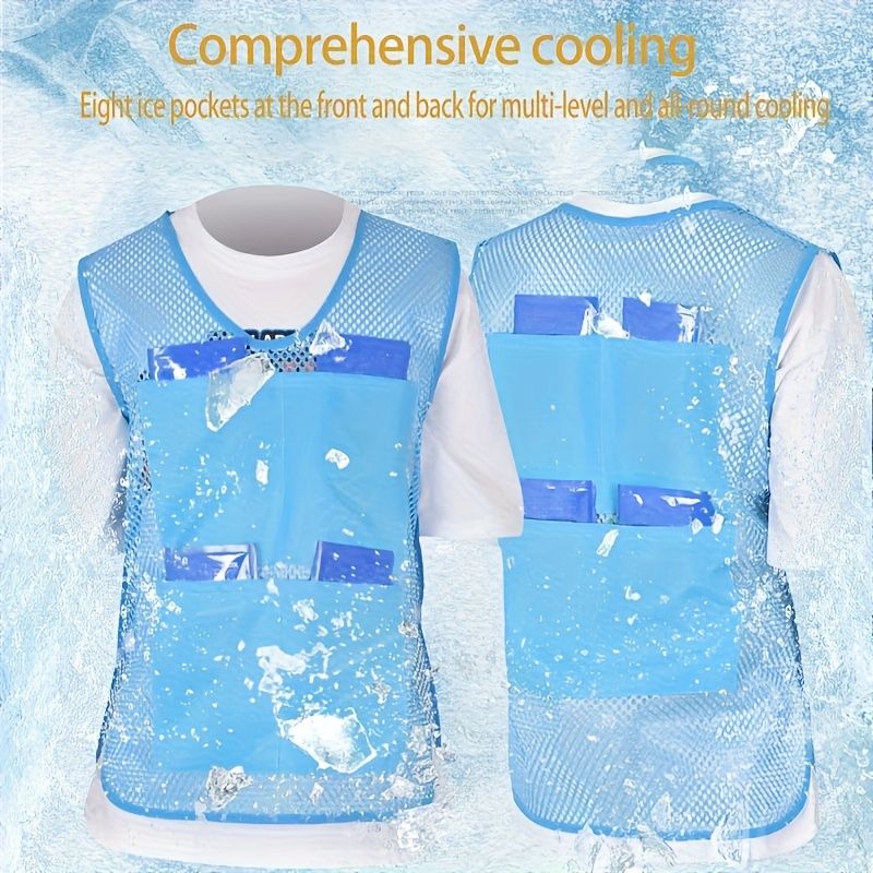 Summer Cooling Ice Packs, Reusable Heat Dissipation Cold Pads for Cooling Vest and Outdoor Heat Prevention โ image 2