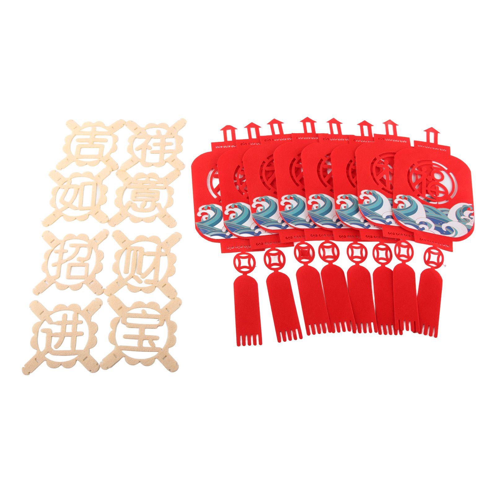 Traditional Chinese New Year Hanging Decoration Spring Festival Banner Pendant for Home Decor — image 2