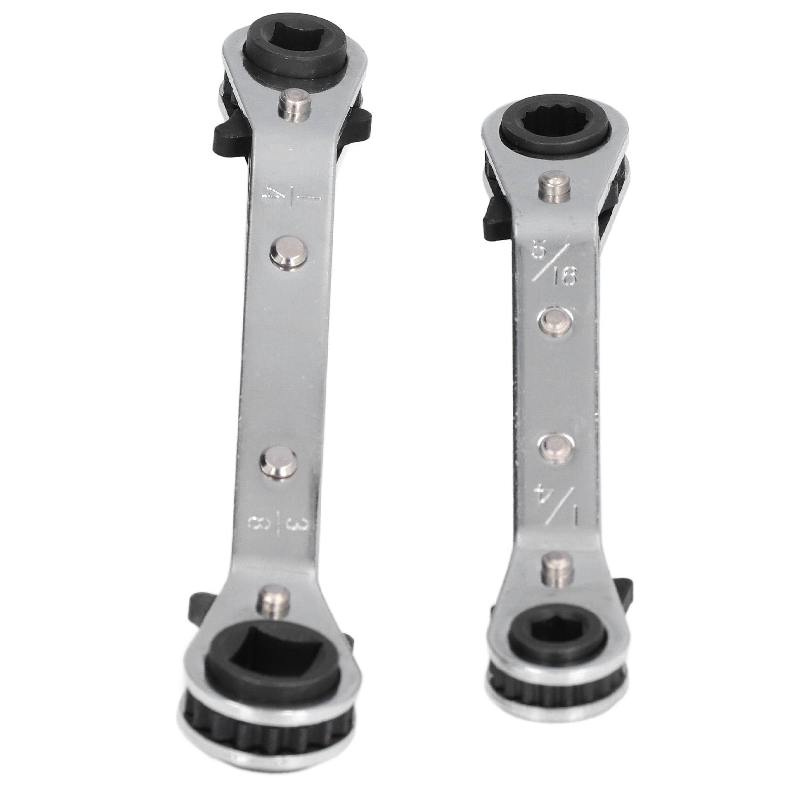 CT122 Refrigerator Ratchet Wrench 1/4 3/16 5/16 3/8 Stainless Steel Wrench Air Conditioner Repair Tool for Household โ image 2