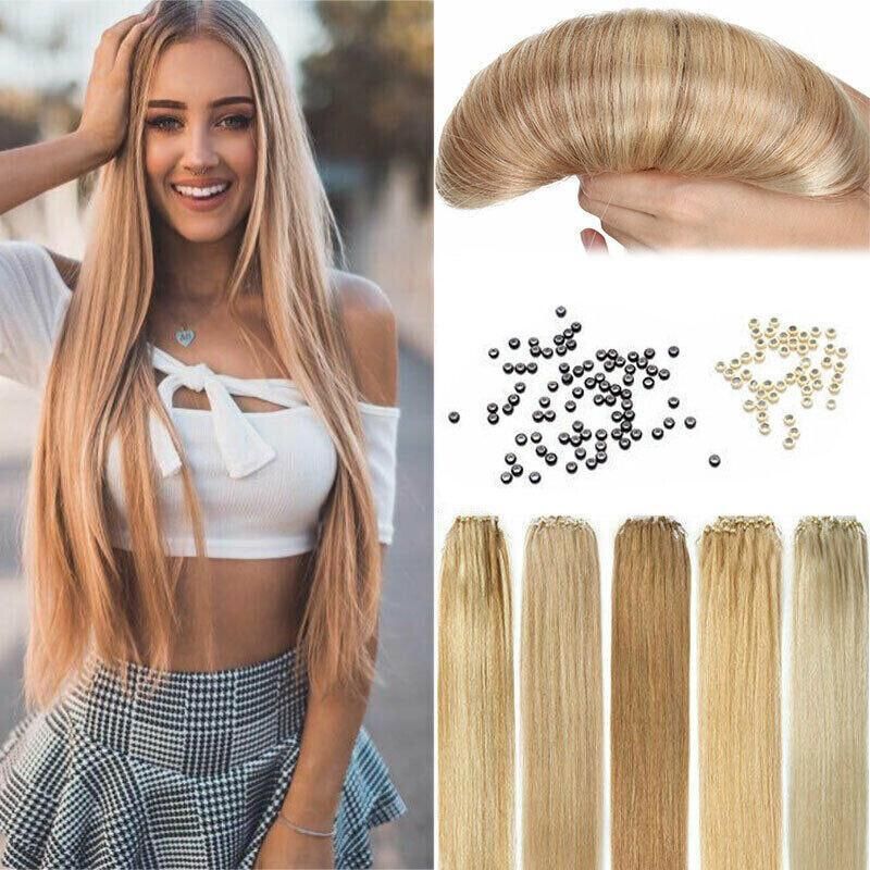 Hair Extension Micro Rings Beads 200 Silicone Lined Microbeads 5Mm X 3Mm Links — image 5