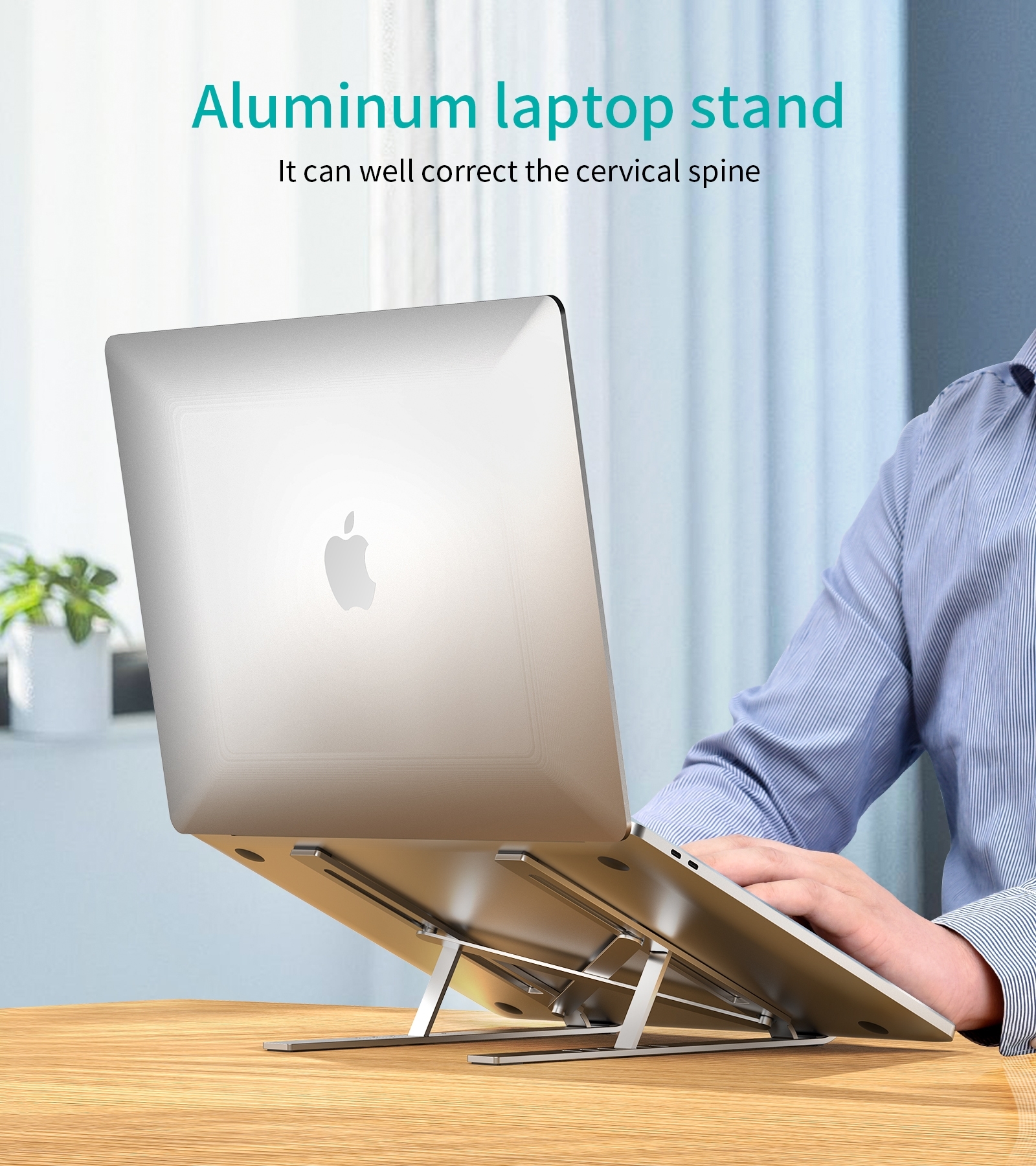CHOETECH H045-SL Aluminum Foldable Laptop Stand โ image 6