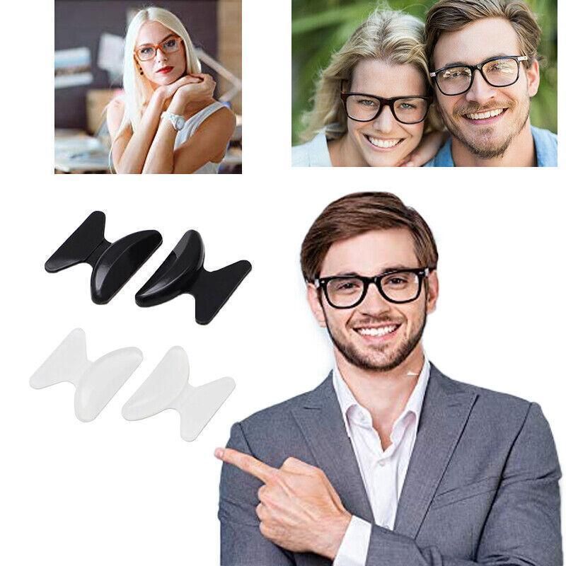 Silicone Anti-Slip Stick On Nose Pads for Eyeglass Sunglasses Glasses Clear - 1.8mm โ image 4