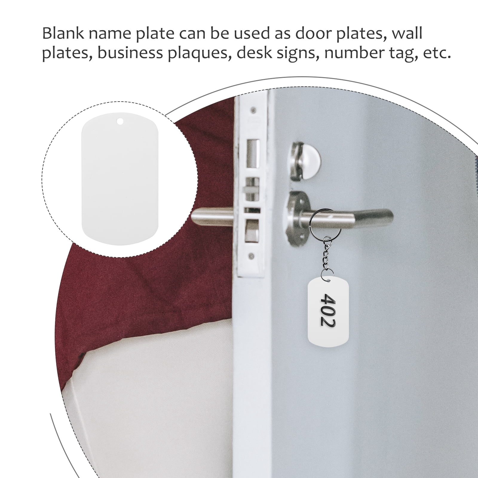 Stainless Steel Multi-Function Blank Metal Sign for Office and Home Decor, Crafting Supplies, for Home Kitchen Cooking and Food Preparation — image 5