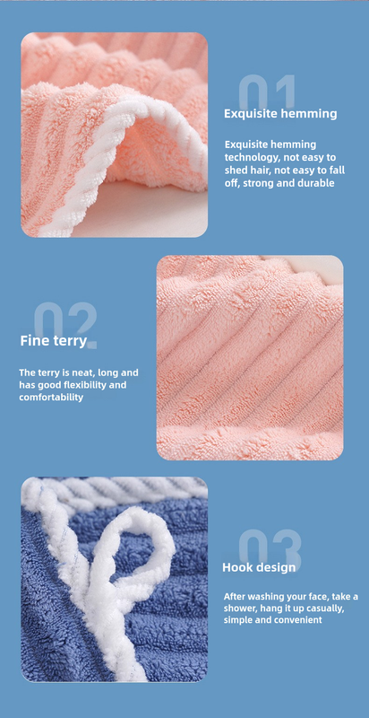 Grey Soft Candy Stripe Coral Fleece Bath Towel and Washcloth Set, Ultra Absorbent, Skin-Friendly — image 5