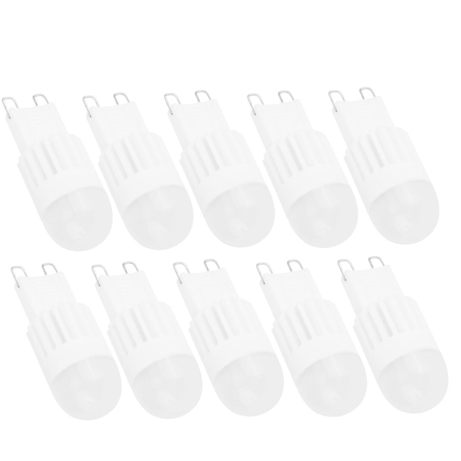 10Pcs G9 Bulbs 3W 5LED Bi Pin Light Source for Chandelier Ceiling Light Warm White 110V โ image 4