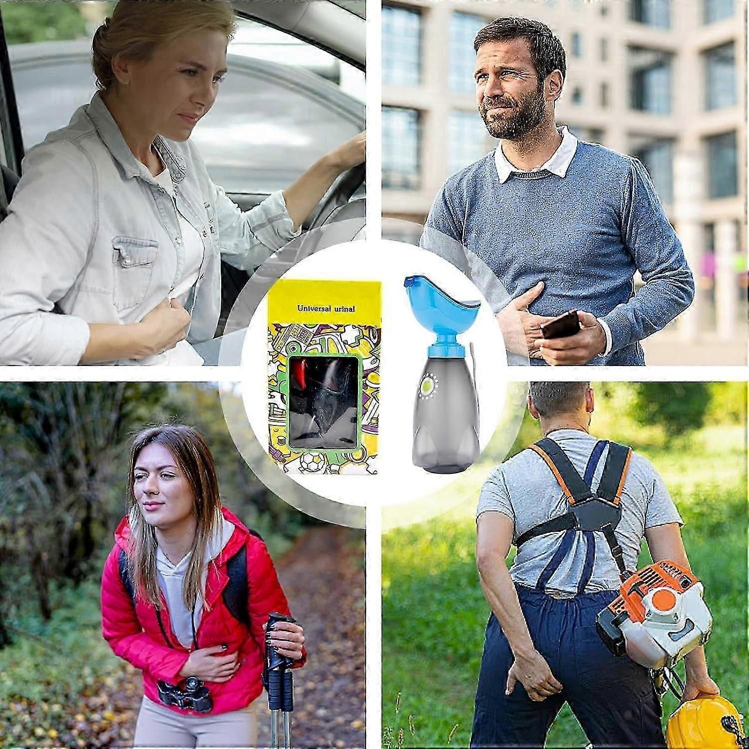 Portable urinal for women - ergonomic pee funnel with pan, ideal for road trips and travel — image 4