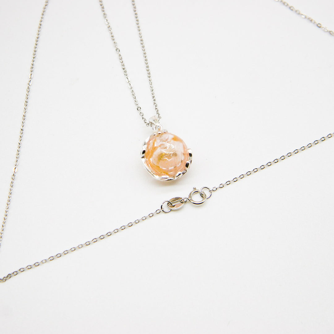 Gift Box - Aroma Necklace White Gold - Planet Nebula Nova (Pink) + Purify Oil Blend โ image 6