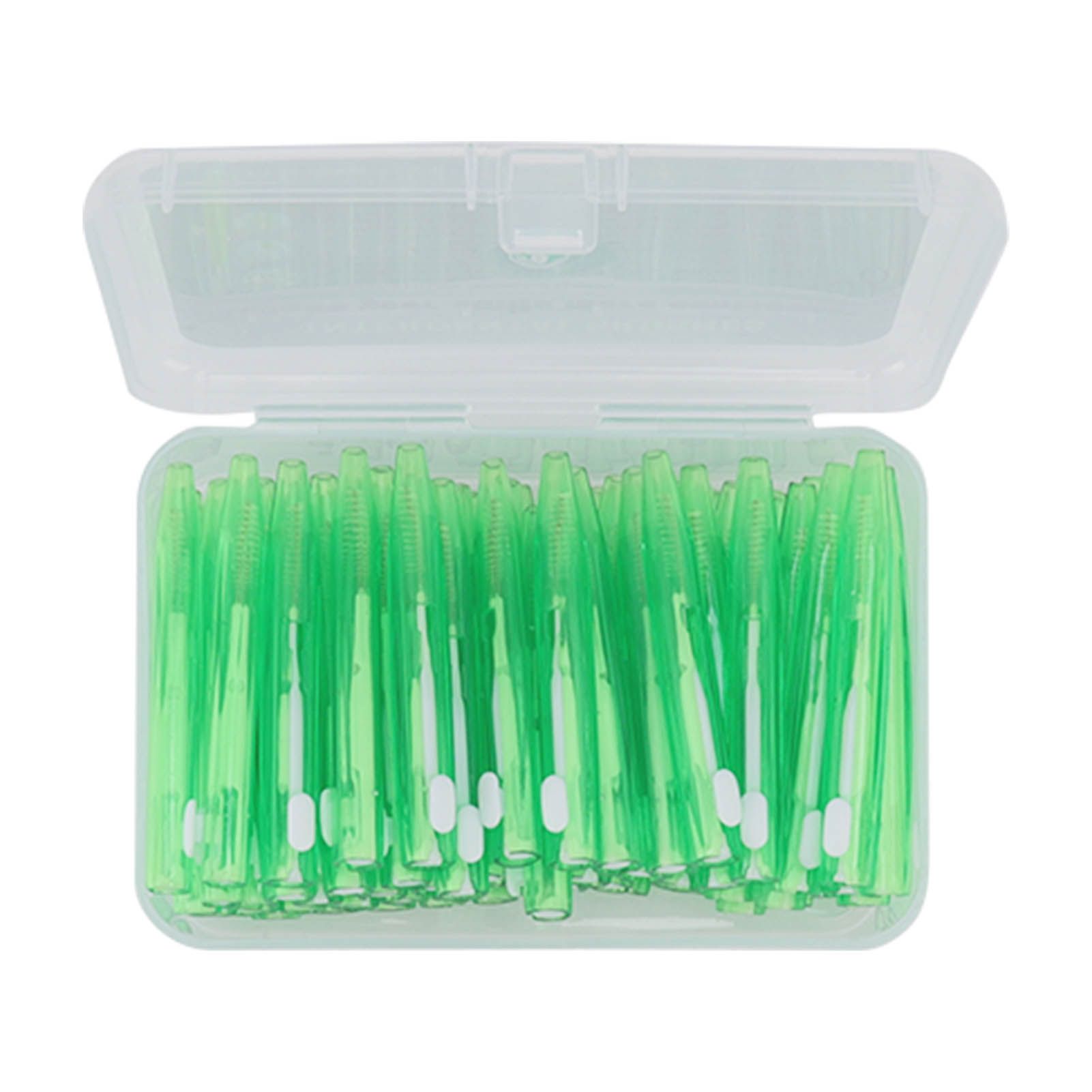 60Pcs Interdental Brush Practical Slim Braces Cleaner with PP Handle for Adults Children Orthodontic Care Green โ image 5