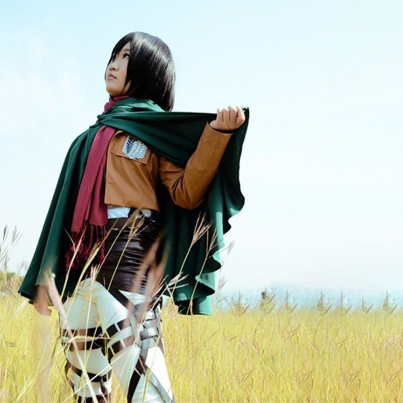 Attack on Titan Cosplay Costume Set Manjiayuan Uniform Belt group + small leather skirt Size: S; Height (cm): 155-160; Weight (kg): 45-50; Bust (cm): 82-86 — image 4