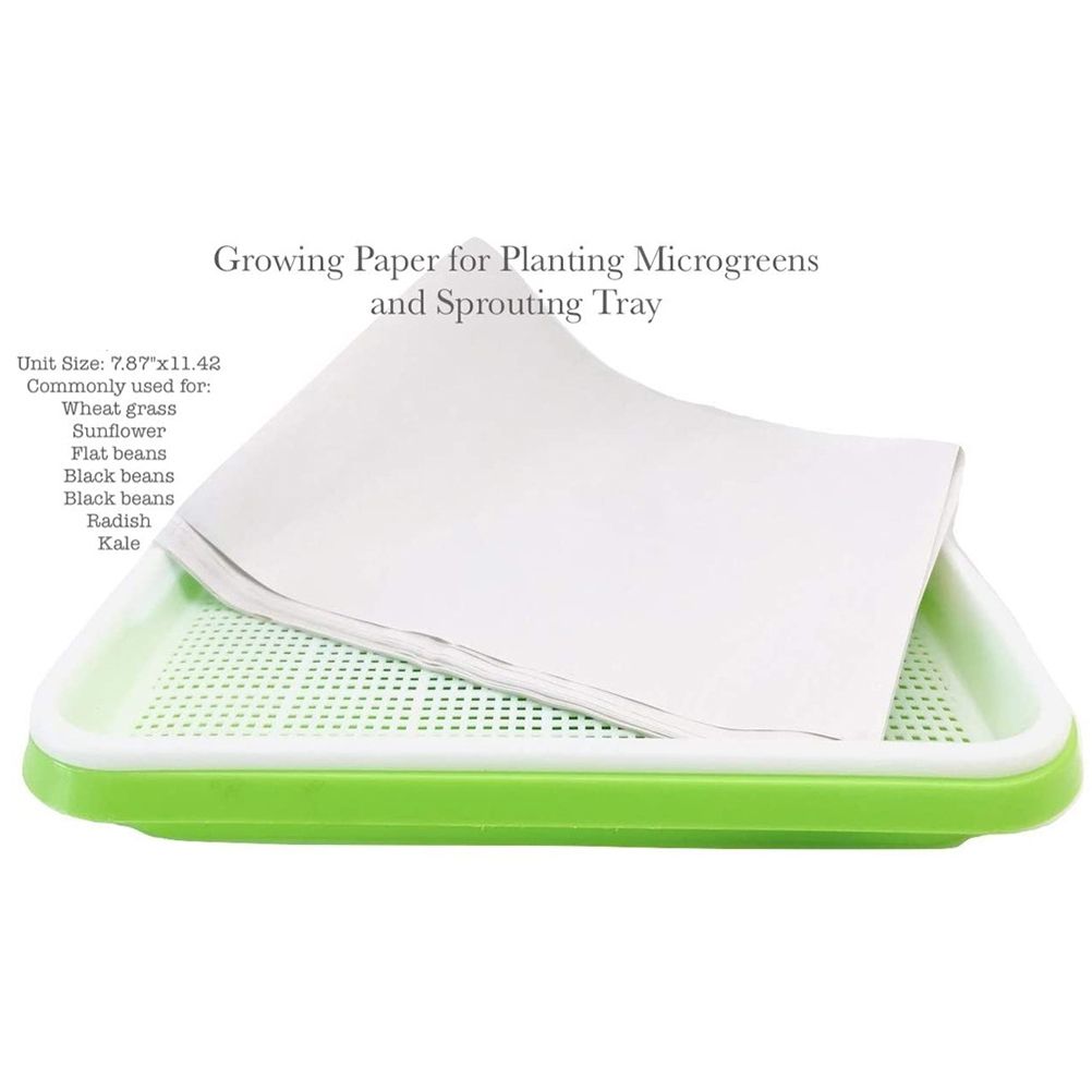 Double Layer Seedling Tray Hydroponic Nursery Tray Garden Seedling Pots — image 5