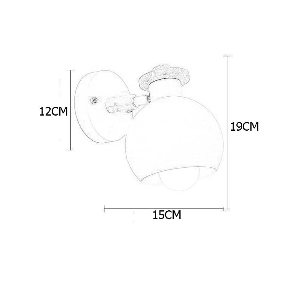 Kids Room Wall Sconce Lighting Fixture, Nordic Modern Indoor Bedroom Bedside Wall Lamp, Macaron Colour Metal Shade — image 4
