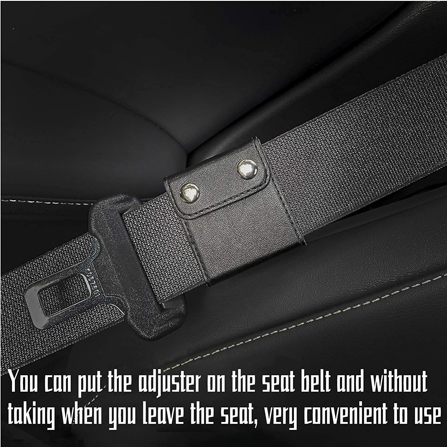 2 Pack Universal Vehicle Seat Belt Adjuster Car Seat Belt Clip Positioner Locking Clip Shoulder Neck Protector — image 4