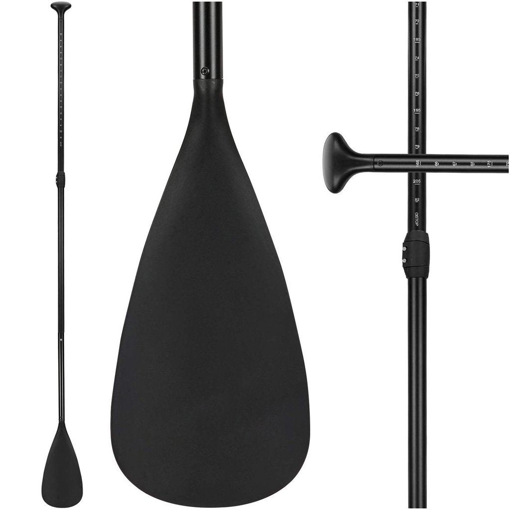 Alloy Adjustable 2-part SUP Paddle Stand Up Paddle Board Edge Guard 160-215cm Double โ image 5