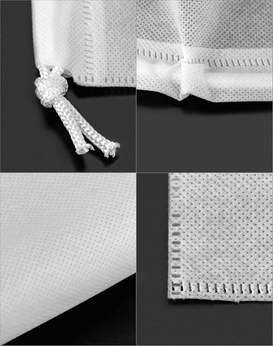 Drawstring Dust Cover - 6-Piece Breathable Non-Woven Large Size Storage Bag - For Handbags, Tote Bags & Shoes - 50 × 40cm — image 2