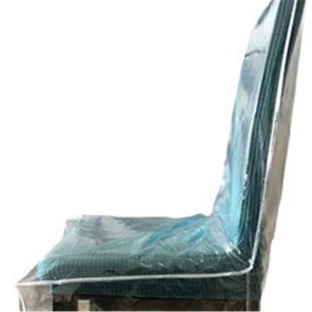 2 Pack Plastic Chair Covers, Clear Dining Room Chairs Cover Set, Transparent Waterproof Seat Protector from Cat Scratch, Dust, Spill โ image 4
