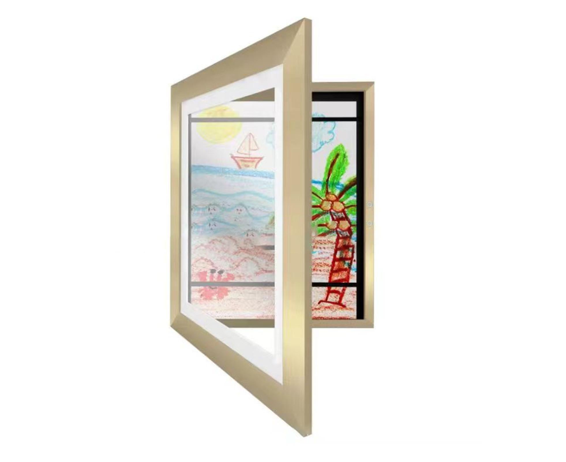 Picture Frame Front-Opening Shatter Resistant Decorative Changeable Not Easily Deformed Display Photo Easy to Use babies Artwork Picture Frame Home Decor