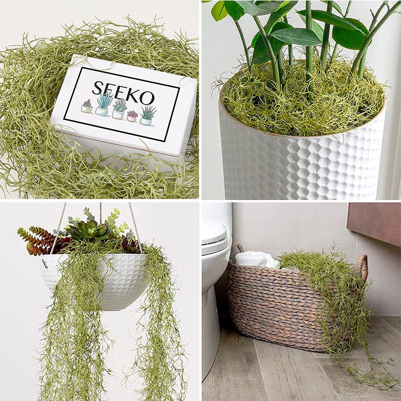 Succulents Spanish Moss, Fake Moss for Artificial Hanging Plants & Moss for Plants - (3pck) โ image 3