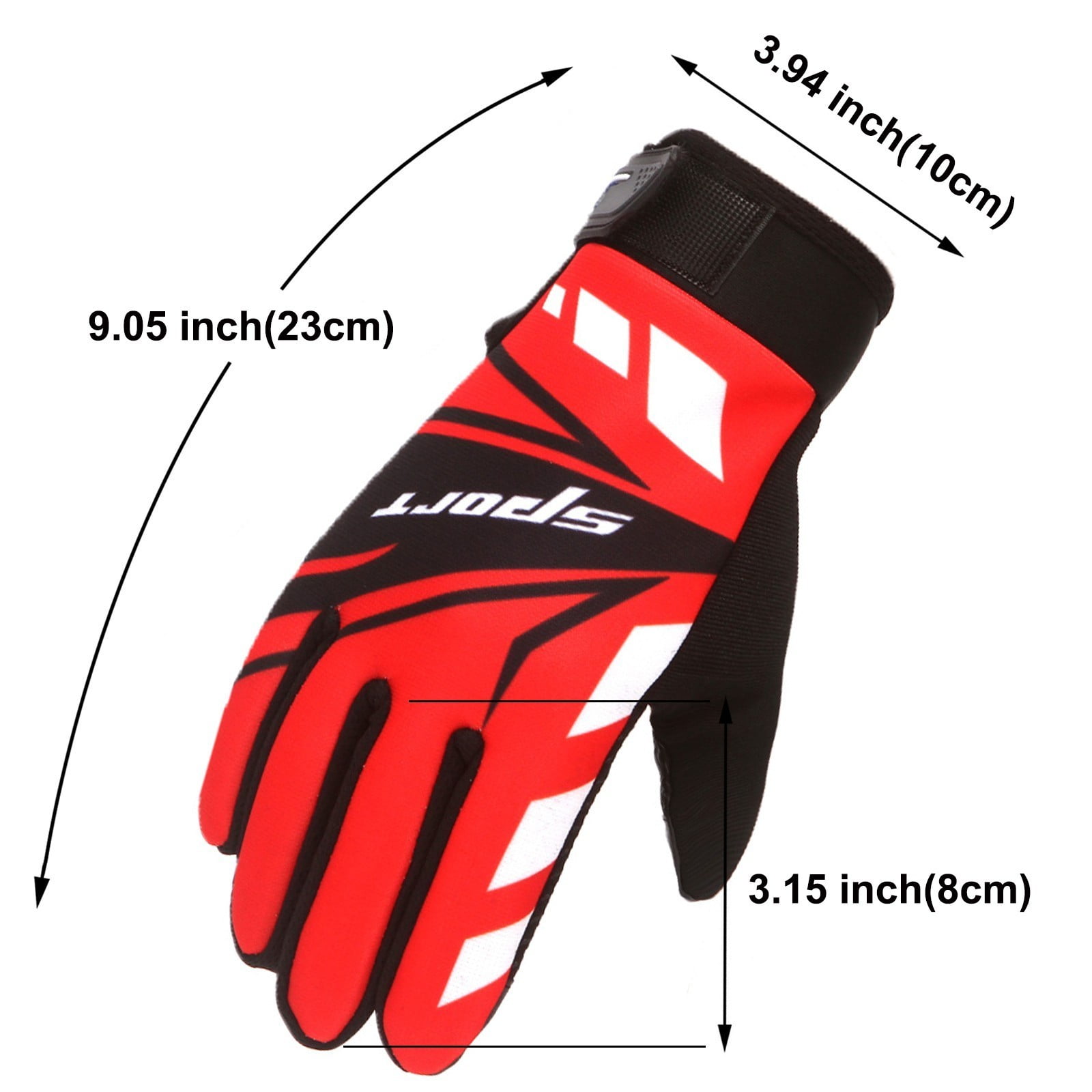 Ski Gloves Waterproof Gloves Winter Outdoor Men And Women Snow Skating Snowboarding Windproof Warm Ski Gloves Snow Gloves Winter Gloves W-Blue One Size W-Black โ image 4