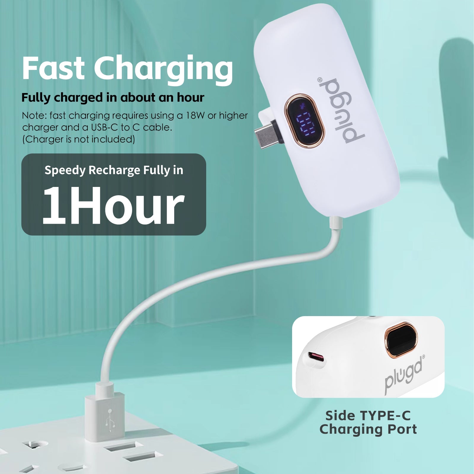 5000mAh 18.5W Mini USB-C Fast Charge Power Bank — image 5