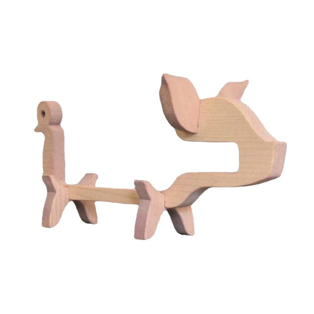 Large Wine Rack Storage Wooden Wine Rack Pig Ornamentsrack Ornaments Wine Cabinet Decorations Coffee Organizer