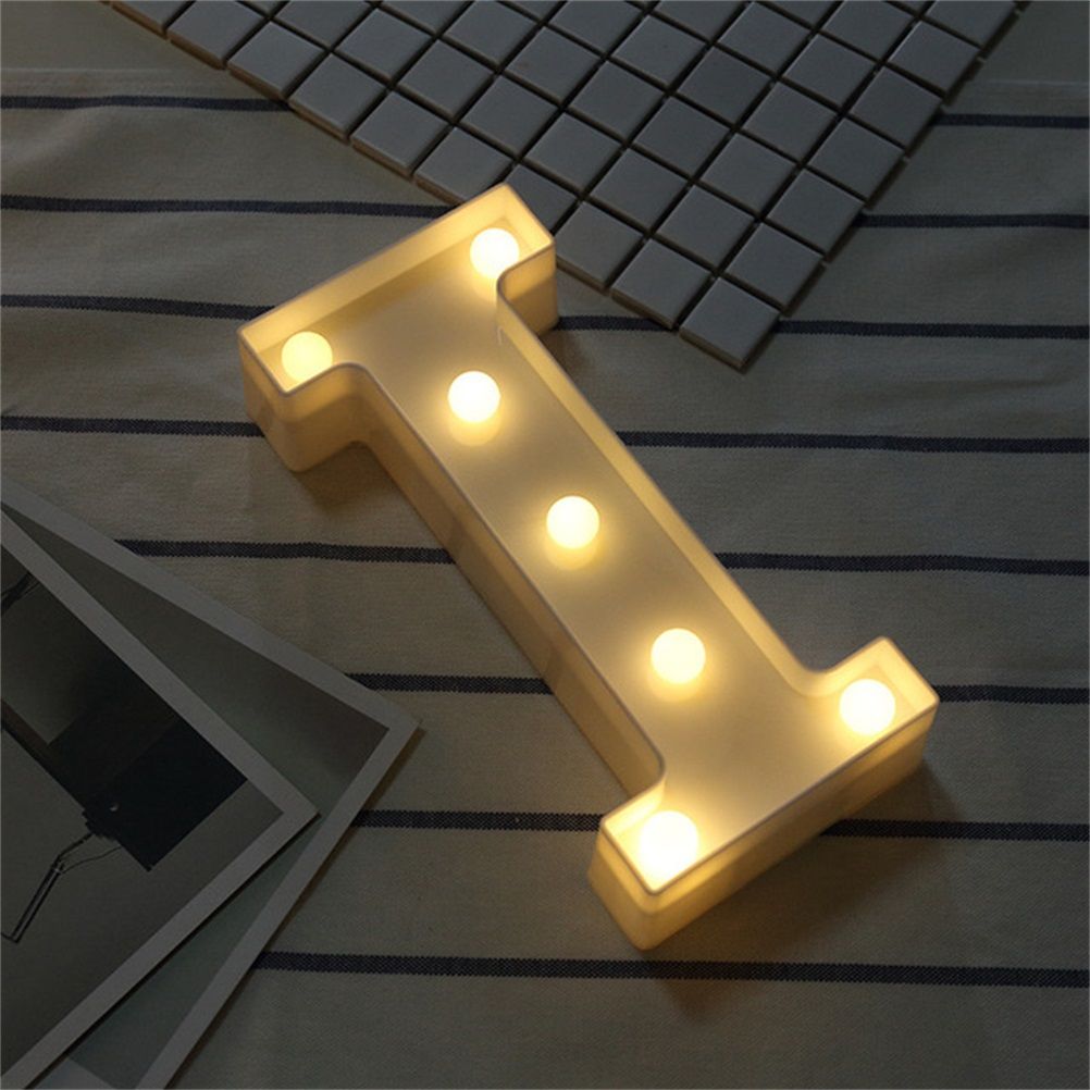 LED 26 Alphabet Letter Number Lights Ampersand and Symbol Love Heart Light Up Sign Lamp For Love Wedding Home Party Holiday Bar Decoration — image 6