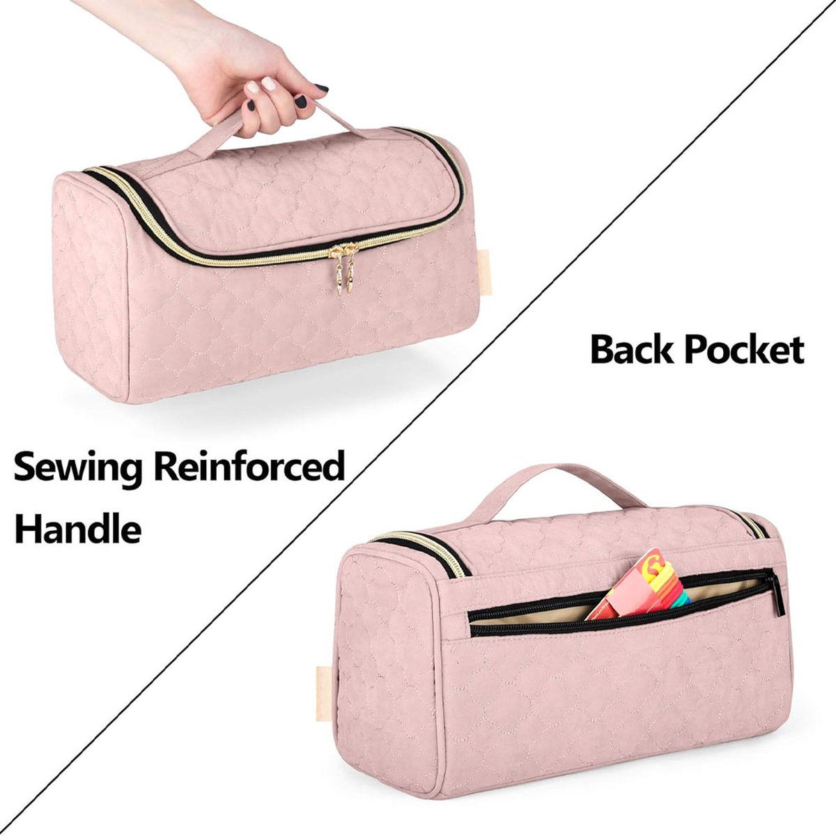 Travel Case Suitable for Dyson Hair Dryer - Hair Styler Storage Bag - Straightener Attachment Travel Bag - With Compartments for Dyson Accessories - Hair — image 5