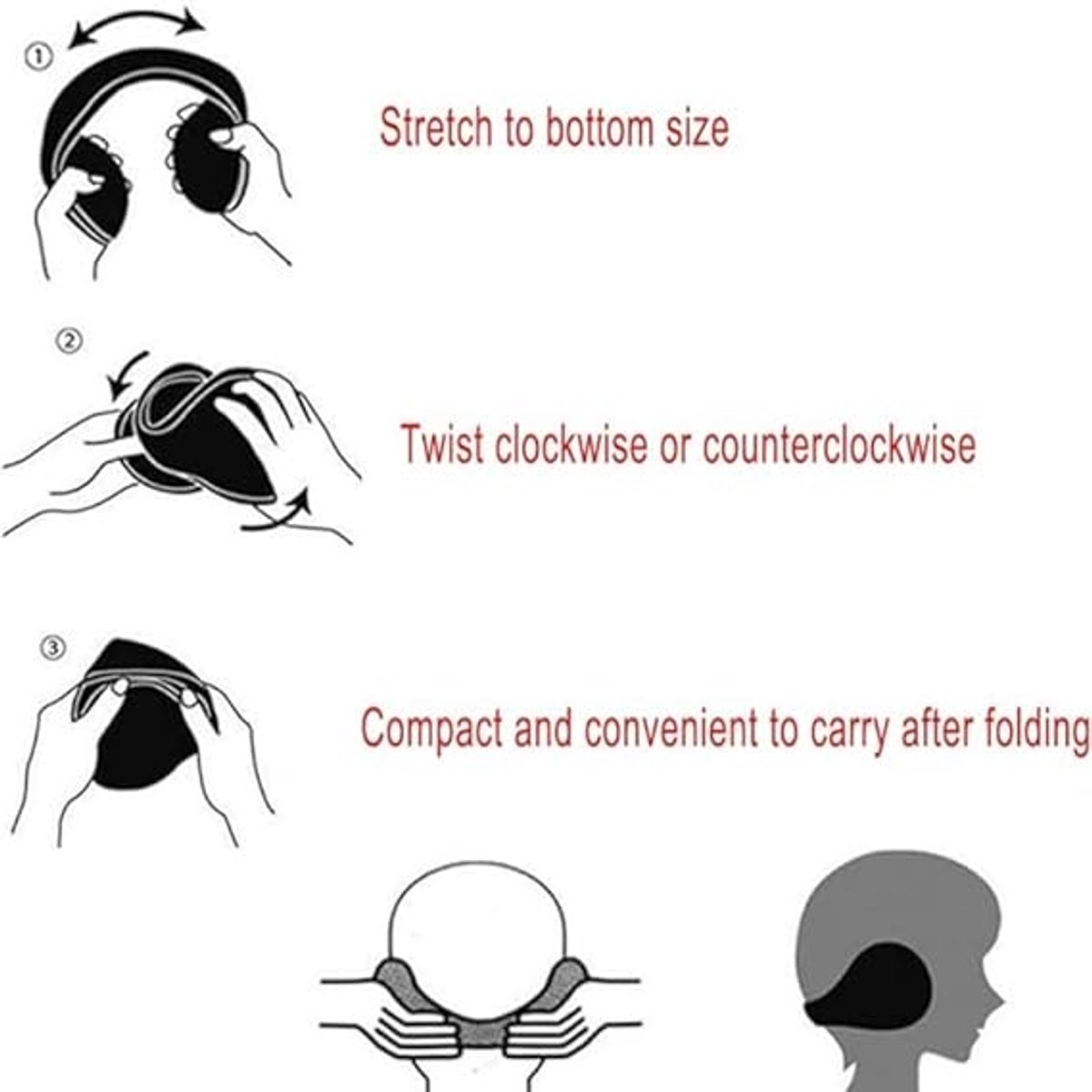 Earmuffs - Fleece Earmuffs - Knitted Earmuffs - Earmuffs for Adults - Warm Earmuffs - Warm Winter Earmuffs - Foldable - Unisex, Suitable for Outdoor Activities โ image 3