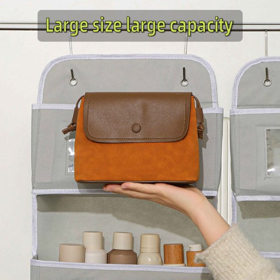 Storage Bag - Door Storage Bag - Large Capacity - Multi-Layer - Toys - Miscellaneous - Storage Bag - Student Dorm Storage Rack - 2 Layers โ image 4